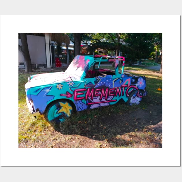 Hippie Colorful Indie Art Car Photography Wall Art by colorful444